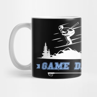 Ski Skiing Game Day Mug